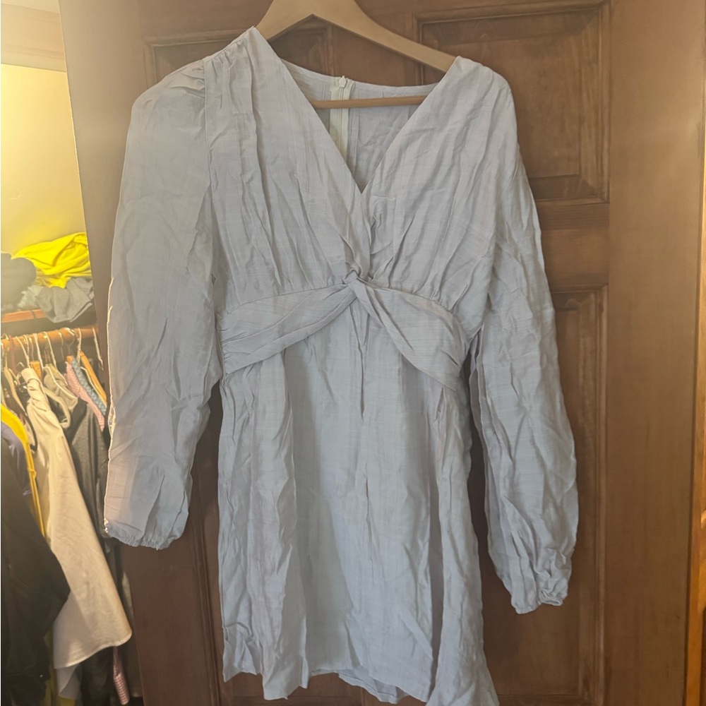 Brand New White Long Sleeve Dress